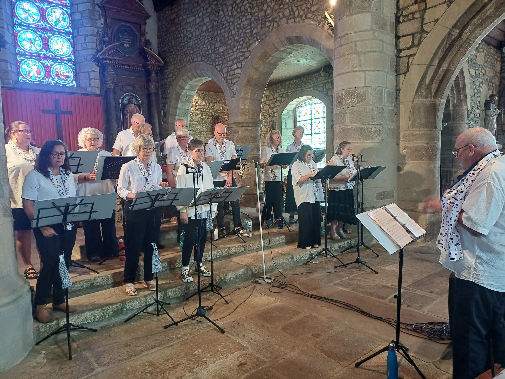 Concert en plein air — la chorale Crème Anglaise